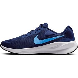NIKE Revolution 7 Herensneakers, 46 EU, Blue Void University Blue Whit, 46 EU