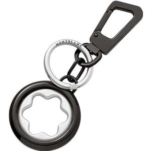 Montblanc MST Key Fob Spinning Emblem Pl/DkGr Sleutelhanger, Volwassenen, Unisex, Multicolor (Meerkleurig), One Size
