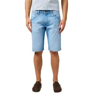 Wrangler - Colton - Korte Jeans - Blauw - Normale Pasvorm