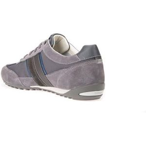 Geox heren U WELLS C Sneakers, donkergrijs (dark grey), 42 EU