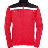 Uhlsport Offense 23 Poly Jacket voor heren, rood/zwart/wit, S