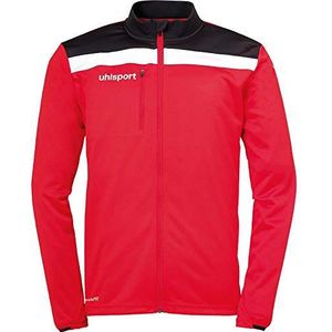 uhlsport Offense 23 Poly Jacket voor heren, rood/zwart/wit, XXXL