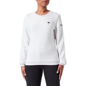 acalmar Dames sweattrui 34613755-AC01, wolwit melange, XS, wolwit, gemêleerd, XS