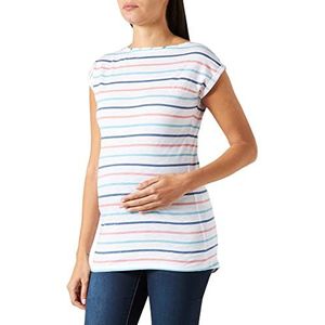 ESPRIT Maternity T-shirt voor dames, korte mouwen, allover print, Helder Wit - 101, 34
