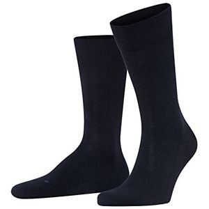 FALKE Heren Sokken Sensitive London M SO Katoen Met comfort tailleband 1 Paar, Blauw (Dark Navy 6375) nieuw - milieuvriendelijk, 43-46