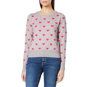 OCY Gebreide damestrui, grijs, meerkleurig., XS/S