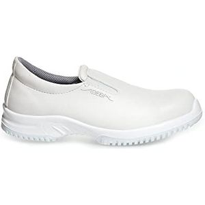 Proteq Veiligheidsschoenen, uni6 1740, slipper S2, keukenbestendig, stalen neus, uniseks veiligheidsschoenen, wit (wit), 41 EU