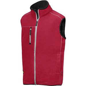 Snickers A.I.S. 80141600007 mouwloos fleece maat XL Chili rood