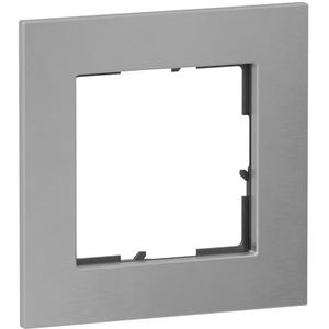 LEGRAND, SEANO Natura 1-voudig frame van echt materiaal, duurzame productie en verpakking, designuitvoering: geanodiseerd aluminium, 766121