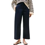 Tommy Hilfiger - Wijde Damesbroek - Effen - Mix van Katoen en Lyocell