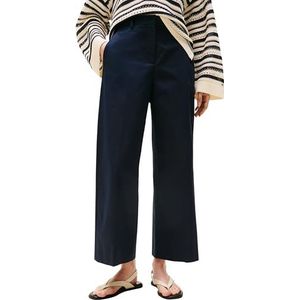 Tommy Hilfiger Chino voor dames, Blauw (Donker Nacht Marine), 34W