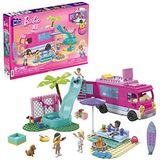 MEGA Barbie, Dream Camper Adventure, bouwspeelgoed voor meisjes en jongens vanaf 6 jaar. Bevat 580 stenen. HPN80