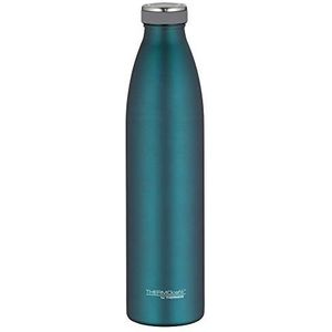 ThermoCafé drinkfles, geïsoleerde drinkfles, thermosfles 1,0 Liter Mat Teal