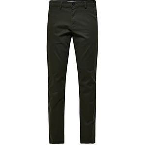 SELETED HOMME SLH175-SLIM New Miles Flex Broek Broeken Heren, Forest Night, 30W x 34L