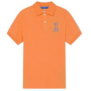 Hackett London New Classic B Poloshirt voor jongens, oranje (135orange 135), 98 cm