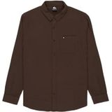 Quiksilver - Motherfly Solid - Overhemd - Geborsteld Katoen Flanel - Lange Mouwen