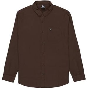 Quiksilver - Motherfly Solid - Overhemd - Geborsteld Katoen Flanel - Lange Mouwen