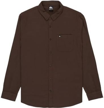 Quiksilver - Motherfly Solid - Overhemd - Geborsteld Katoen Flanel - Lange Mouwen