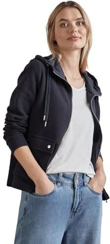 Sweatvest - Effen - Capuchon - Katoen - Normale Pasvorm