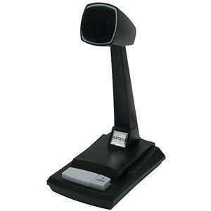 Astatic 302-AST878DM CB Bureau Microfoon, Zwart, Auxiliary