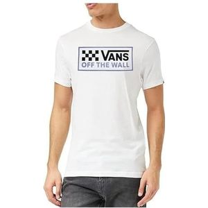 Vans Wrecked Angle T-shirt voor heren, Wit, XXL