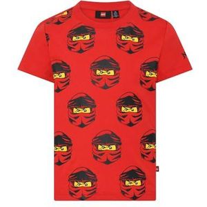 LEGO T-shirt voor jongens, rood, 140 cm