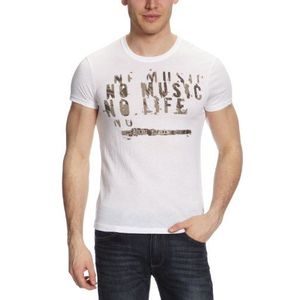 Calvin Klein Jeans Heren T-shirt CMP46P JJX1B, wit (001), 54