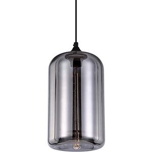 Hanglamp SOHO, glas gemercuriseerd, 40 W, grijs, ø 28 x H 18 cm