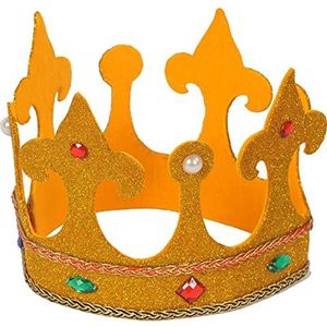 Dress Up America Koningskroon voor kinderen en volwassenen in hoge en lage koningskroon