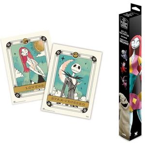 Grupo Erik Poster - Disney The Nightmare Before Christmas - Set of 2 Mini Posters 15 x 20.5 inches / 38 x 52 cm - Art Poster Shipped Rolled Up In A Protective Box - Nightmare Before Christmas Gifts