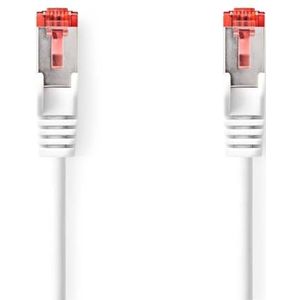 NEDIS Cat 6a Kabel | S/FTP | RJ45-stekker | RJ45-stekker | 5.00 m | rond | LSZH | wit | box