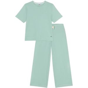 Petit Bateau Pyjama voor dames, Aloevera/Marshmallow, XXS