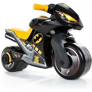 Molto motor cross ride-on bike, from 18 months onwards, off-road, high-tech toy decoration and desigfn, does not come off the ground. Sporty and unique design (Zwart - Batman)