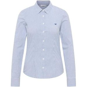 MUSTANG - Blouse - Bont - Style Allegheny - Lange Mouwen - Slim Fit
