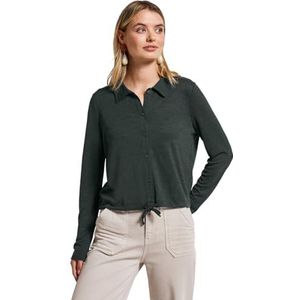 Street One - Linnen Jasje - Groen - Dames