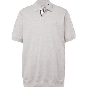 JP 1880 Poloshirt voor heren, grijs melange, XXL