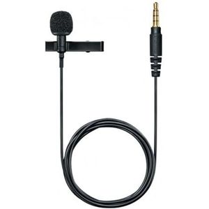Shure MVL Lavalier -microfoon voor iPhone & tablet - Externe clip op mini -reversmicrofoon voor video -opname en vlogging met 3,5 mm connector, voorruit, mount & draagtas