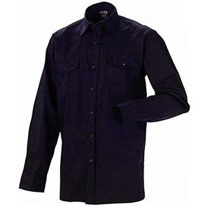 JAK 12021 Antiflame Overhemd | Zwart | 49/50 (4XL)
