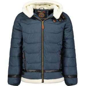 Geographical Norway Areystock Windjack voor heren, outdoor, waterafstotend, lange mouwen, regenjas, wandelen, seizoen, lente, zomer, herfst, winter (marineblauw L), Marineblauw, L