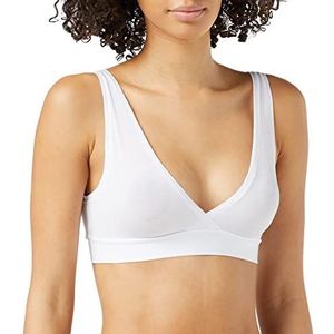 sloggi Dames GO Allround Bralette Bustier, White, One, wit, Eén maat