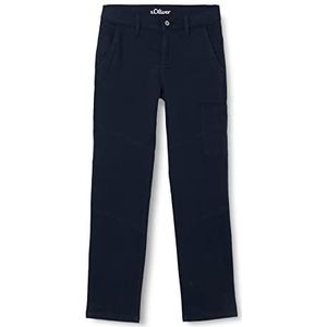 s.Oliver Pete Broek voor jongens, slimfit, klassieke pasvorm, Blauw, 152