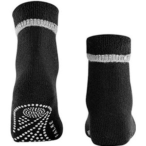 FALKE Dames Stopper sokken Cuddle Pads W HP Katoen Wol Noppen op de zool 1 Paar, Zwart (Black 3009), 39-42