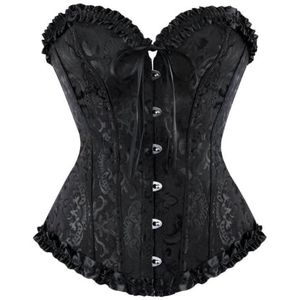 SZIVYSHI - Korset - Zwart - Bustier - Gothic Vintage