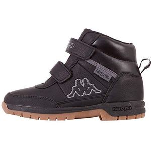 Kappa Bright Hoge sneakers voor kinderen, uniseks, zwart zwart 1111, 35 EU