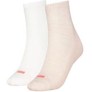 PUMA - Sokken - Effen Kleuren - Set van 2 Paar - Katoenmix met Stretchgehalte