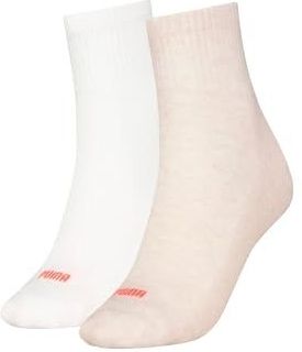 PUMA - Sokken - Effen Kleuren - Set van 2 Paar - Katoenmix met Stretchgehalte