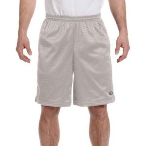 Champion Lange mesh shorts met zakken voor heren, Athletic Grey., S