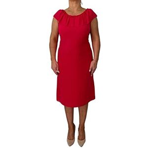 Aldona damesjurk jurk, Framboos verf, 48 NL