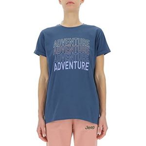 Jeep T-shirt dames, Canvas Blauw, M