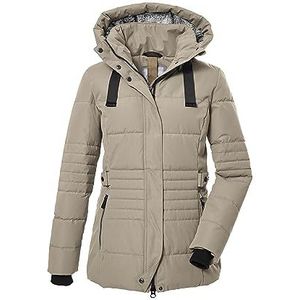 G.I.G.A. DX Dames Gewatteerde jas met afritsbare capuchon/functionele jas in donslook GW 25 WMN QLTD JCKT, light beige, 34, 39930-000